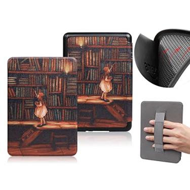 Imagem de Capa TPU de 15 polegadas para Kindle Basic com Auto Wake/Sleep e Alça de Mão - (Serve apenas para 10ª Geração 2019, Modelo J9G29R) Capa à prova d'água durável