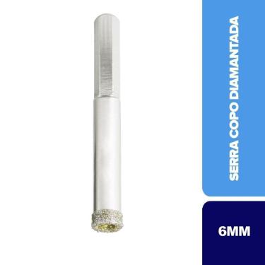 Imagem de Serra Copo Diamantada Cortag Porcelanato 6mm
