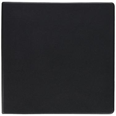 Imagem de School Smart Fichário de anel redondo de polipropileno, 7,6 cm, preto - 086378