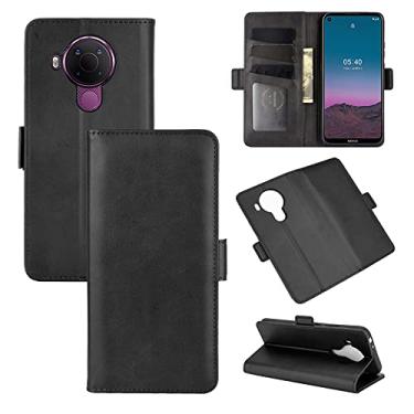 Imagem de HONGYAN Capa de telefone Para Nokia 5.4 Five-five-fivela de dupla face Capa protetora
