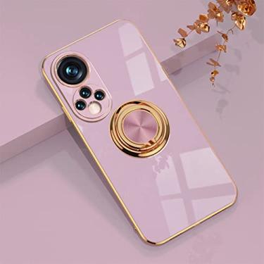 Imagem de Capa de telefone com suporte de anel para huawei honor 50 pro se 20 pro p20 p30 p50 pro nova 9 pro chapeamento capa de telefone à prova de choque, t5, para nova 8