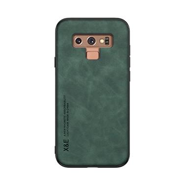 Imagem de Kepuch Silklike Capa para Samsung Galaxy Note 9 - Case Placa de Metal Embutida para Samsung Galaxy Note 9 - Verde