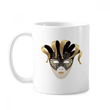 Imagem de Caneca de cerâmica Golden Head Happy Carnival Of Venice caneca cerâmica xícara de café porcelana louça