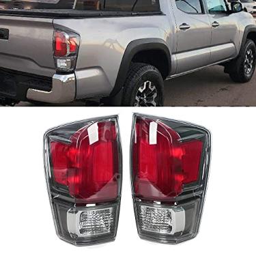 Imagem de JESYMBX Para Toyota Tacoma 2016-2021 Luz traseira de freio traseiro de carro Luzes de seta Lâmpada de seta Conjunto de luz traseira Esquerda e Direita 1 par