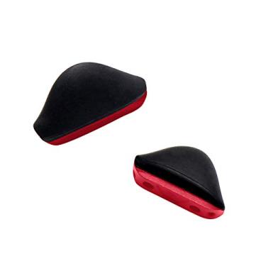 Imagem de Almofadas de nariz de reposição Mryok para óculos de sol Oakley Triggerman OO9266 – Opt, Red Hard Base Nose Pads Asian Fit, One Size