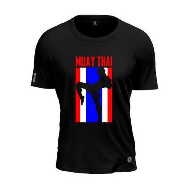 Imagem de Camiseta Muay Thai Lutador Thailandia Fight Shap Life