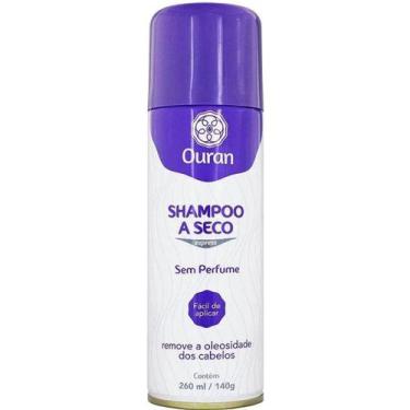 Imagem de Shampoo A Seco Ouran Sem Perfume 260ml Para Cabelos Oleosos