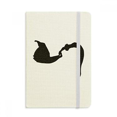 Imagem de Caderno esportivo de dança de arte, salto, capa dura em tecido oficial diário clássico