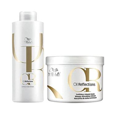 Imagem de Kit Wella Oil Reflections Sh1l+masc500