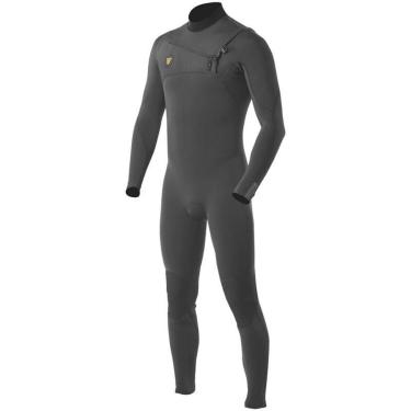 Imagem de Long John Vissla Seven Seas 3/2 Chest Zip Charcoal-Masculino