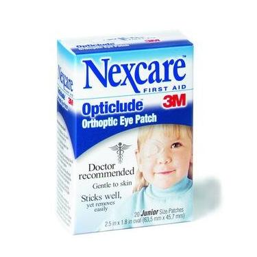 Imagem de Nexcare Opticlude adesivos ortopédicos para os olhos - 6,8 cm x 2,5 cm, júnior - 20 cada/pacote