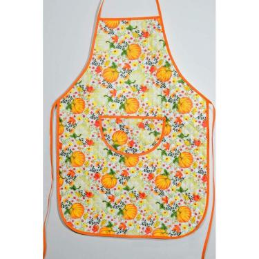 Imagem de Avental de Cozinha Estampado com Plástico - Abóboras