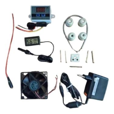 Imagem de Kit Completo Termostato Resistência Cooler Para Chocadeira