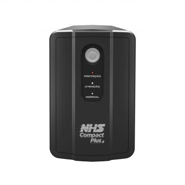 Imagem de Nobreak NHS Compact Plus 4 Senoidal 1000VA Entrada Bivolt Saída 120V ou Conf 220V 2 Bat 7Ah/24V USB - 91.A0.A01001