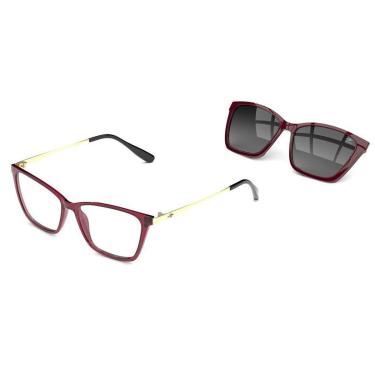 Imagem de Armação Óculos Mormaii Swap 3 M6081c7757  Translucido Clip On Polarizado-Unissex