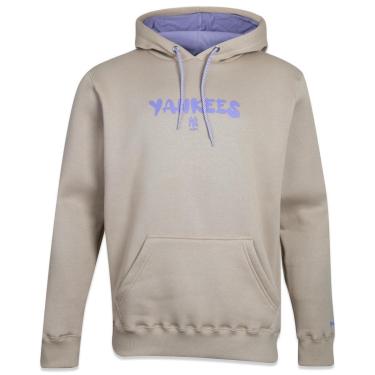 Imagem de MOLETOM CANGURU FECHADO MLB NEW YORK YANKEES SWEET WINTER BEGE NEW ERA-Masculino