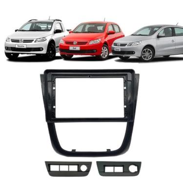 Imagem de Moldura Painel Gol G5 2008 2009 2010 2011 2012 9 Pol MP5 DVD - Ecarfra