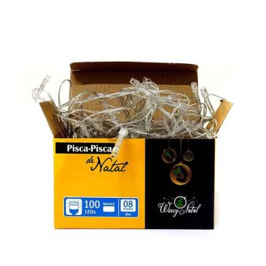 Imagem de Pisca-Pisca Branco 100 Leds 9 Metros Rio De Ouro