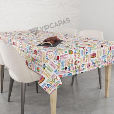 Imagem de Toalha De Mesa Retangular Impermeavel Termica 6 Lugares - Vip Capas, R