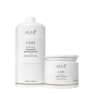 Imagem de Kit Keune Care Satin Oil Shampoo Máscara 200 (2 produtos)