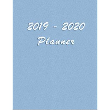 Imagem de 2019 - 2020 Planner: Academic and Student Planner - July 2019 - June 2020 - Weekly and Monthly Planner - Organizer & Diary - To do list - Notes - ... - Elegant Baby Blue Pastel Color - A4 size