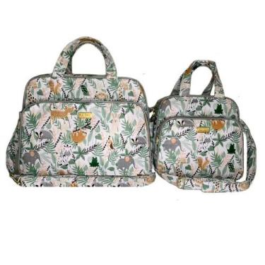 Imagem de kit Mala mamãe com mochila escolar passeio bebê 2 peças - RUBIAVI