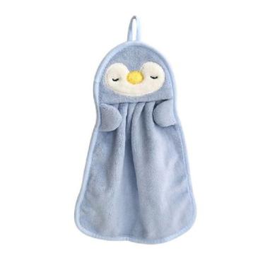 Imagem de Toalha De Mão De Bichinhos Lã Coral Absorvente Infantil Bebê - Inter, 