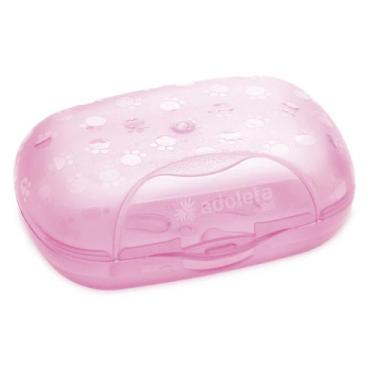 Imagem de Saboneteira de Viagem Translúcida Bebê REF:0792 - Cajovil, Rosa