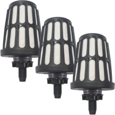 Imagem de Kit 3 Vela Com Carvão Ativado Universal Plástica Filtro de Barro E Plá