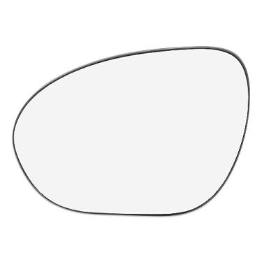 Imagem de X AUTOHAUX Substituição de vidro do espelho retrovisor do carro com placa traseira aquecida lado esquerdo do motorista para Nissan Cube Juke