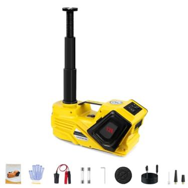 Imagem de ZAISHANG Macaco hidráulico portátil para carro de 5 toneladas (13,5 a 36 cm) com bomba de ar e proteção contra sobrecarga, ideal para carros, SUV e sedans