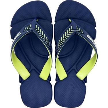 Imagem de Chinelo Masculino Havaianas Power 2.0 (Marinho/Azul, BR, Adulto, Faixa Numérico, M, 39, 40)