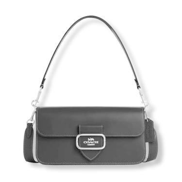 Imagem de Morgan Shoulder Bag - Bolsa de Ombro em couro legítimo - cor Preta