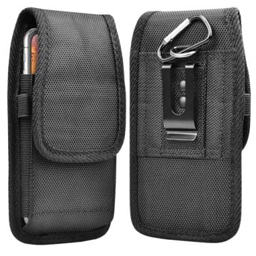 Imagem de Takfox Coldre de telefone para Samsung Galaxy S25 Ultra S24 Plus S23 S22 S21 FE 5G S20 S10 Note 20 A16 A15 A23 A35 A36 A71 iPhone 16 Pro Max Moto G Stylus 5G Nylon Clipe de cinto capa para celular