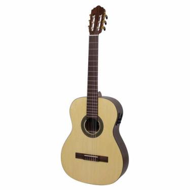 Imagem de Violão giannini clássico canhoto imbuia nw1l elétrico