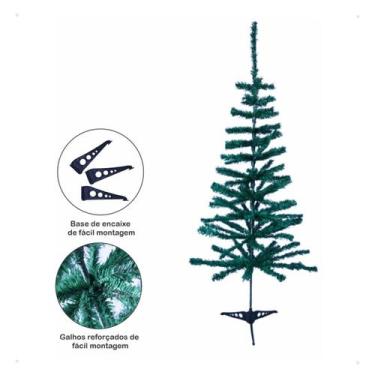 Imagem de Árvore de Natal Pinheiro Decoração Natal Barata Verde 1,20m - SC Impor
