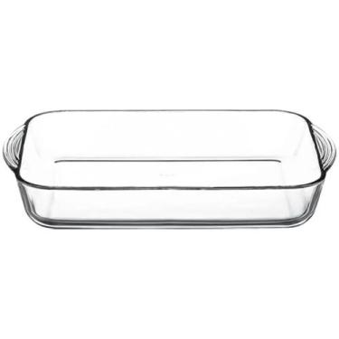 Imagem de Travessa Refratária de Vidro Retangular Borcam Pasabahce 3.8l