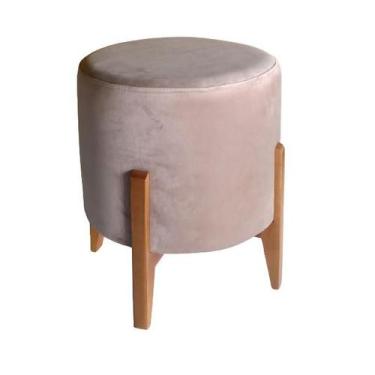 Imagem de Puff  Redondo Luxo Thor Várias Cores - DORA BELA, 0119