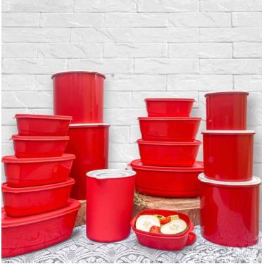 Imagem de Kit Organizador para Cozinha Mantimentos 5 Peças + Potes de Plástico 1