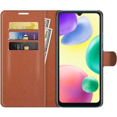 Imagem de Capa Capinha Carteira Para Xiaomi Redmi 10a Case Couro Flip - Danet, M