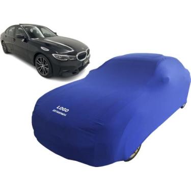 Imagem de Capa Automotiva Para Proteção Bmw 330i Tecido Lycra - Mz, Azul