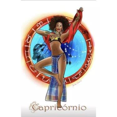 Imagem de Canga Praia Signos Poliéster Moda Verão Beach Astrologia - Blue, Capri
