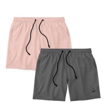 Imagem de Kit 2 Shorts Life Básico Tactel Masculino-Masculino