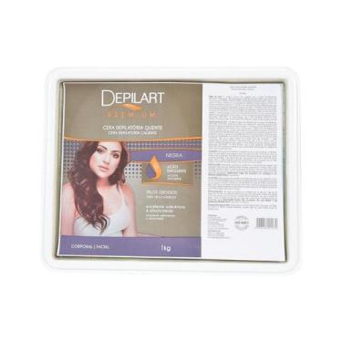 Imagem de Cera Depilatória Quente Premium Negra 1kg - Depilart