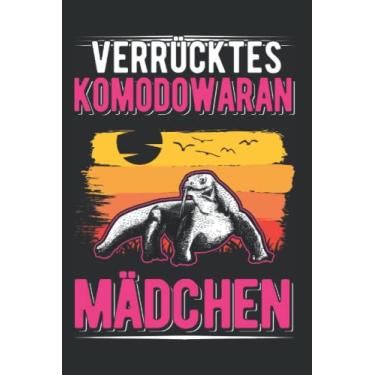 Imagem de Komodowaran Tagesplaner: Verrücktes Komodowaran Mädchen/Kalender 2023 & 2024 / Wochenplaner Tagesplaner Planer/Planungsbuch To-Do-Liste / 6x9 Zoll / 100 ausfüllbare Seiten
