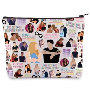 Imagem de BWWKTOP Tessa Bolsa de maquiagem para cosméticos Tessa And Hardin Presentes inspirados nos fãs depois que colidimos Hardin Bolsas de viagem com zíper, LOL UR, Bolsa