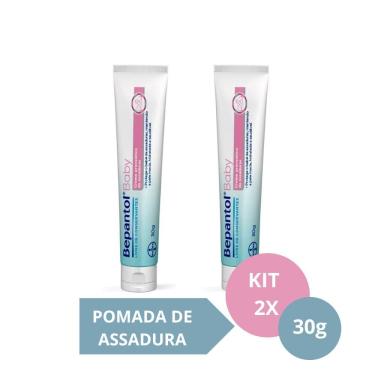 Imagem de Kit com 2 Cremes Pomada de Assadura 30gr Cada - Bepantol