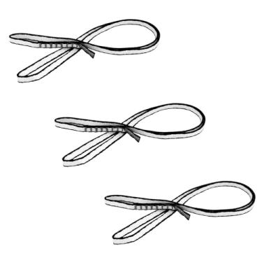 Imagem de NewDoar Correia de escalada 11 mm Dyneema Sling Runners 22KN 2,195.4 kg Cabo utilitário de escalada, sistema de criação de âncoras, equipamento de rapel, perfeito para trabalho de árvore - preto/24"