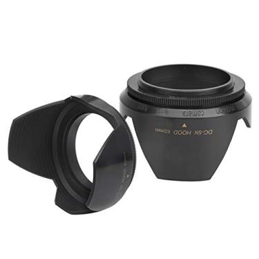 Imagem de 2PCS PETAL Lens Hood para Câmera de 62 Mm - Luz e Danos para Fotografia