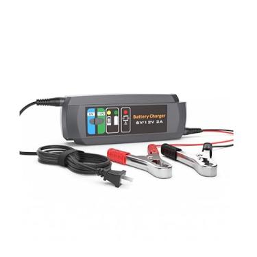 Imagem de ERAYAK Carregador De Bateria De Carro Inteligente Erayak 2A, Carregador Automotivo De 6 V E 12 V, Mantenedor De Bateria, Carregador Lento, Carregador Flutuante Para Motocicleta, Atv, Baterias De Lít
